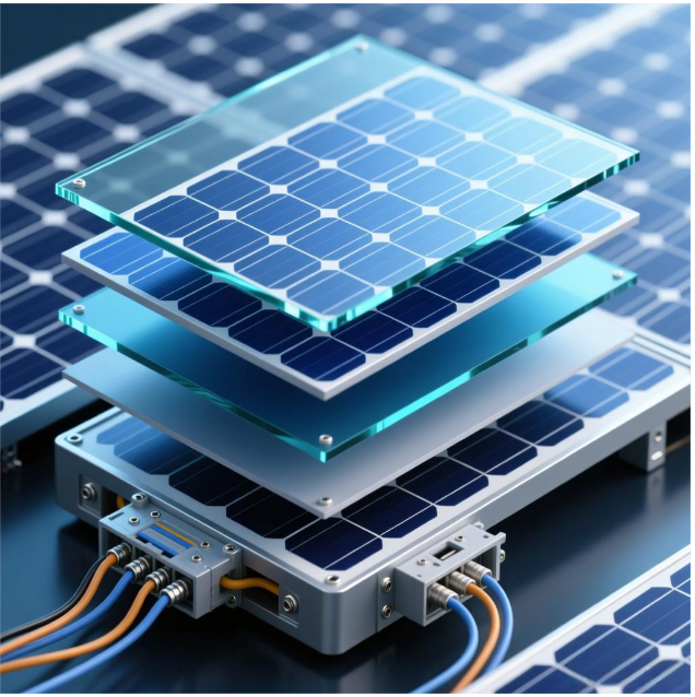 What material is used in frame of solar panel?